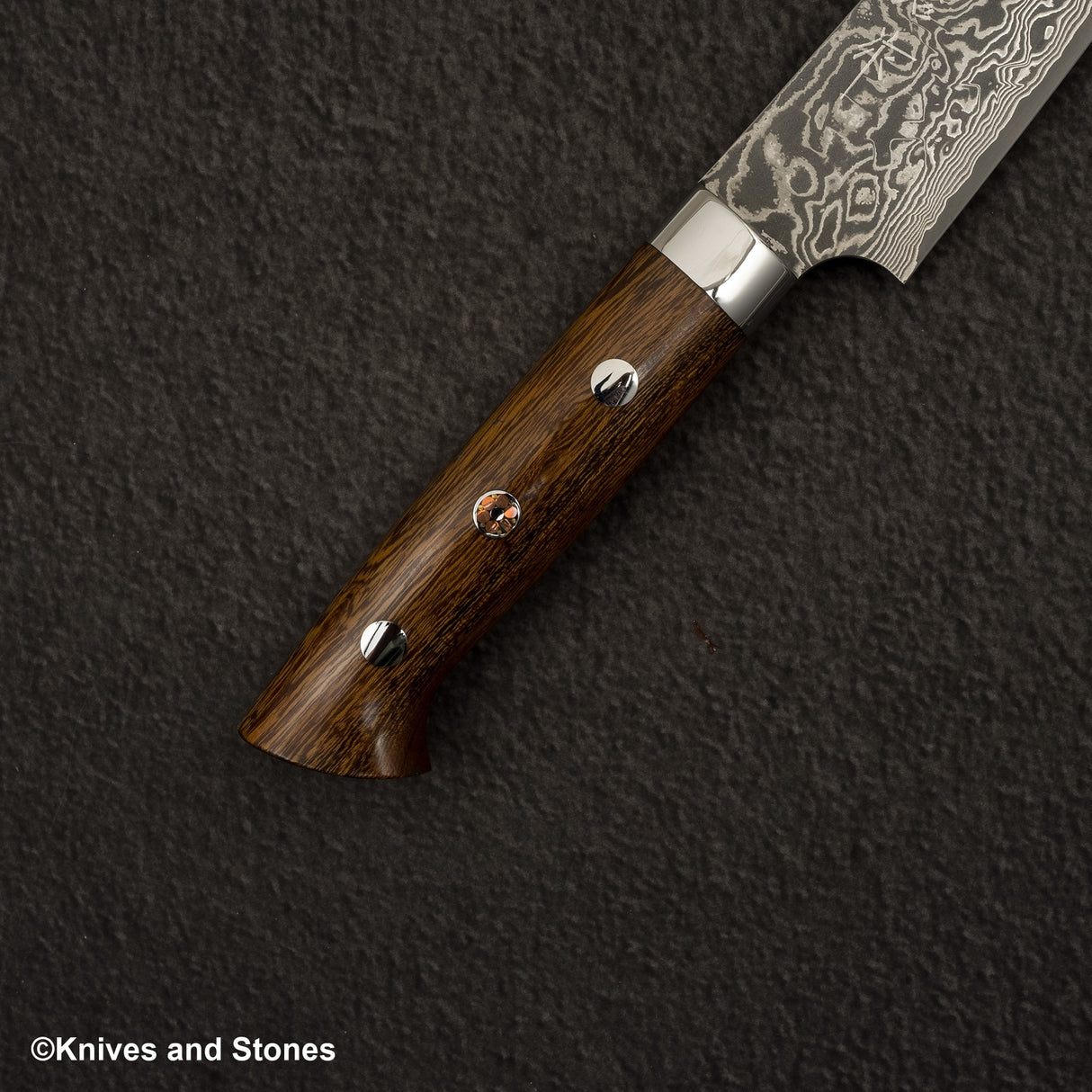 Takeshi Saji SG2 Black Damascus Petty 130mm Ironwood