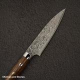 Takeshi Saji SG2 Black Damascus Petty 130mm Ironwood