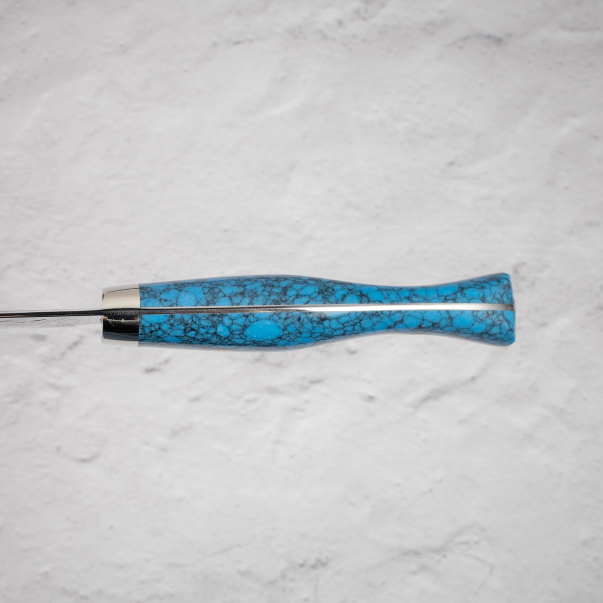 Takeshi Saji SRS13 Gyuto 240mm Western Blue Turquoise with Saya