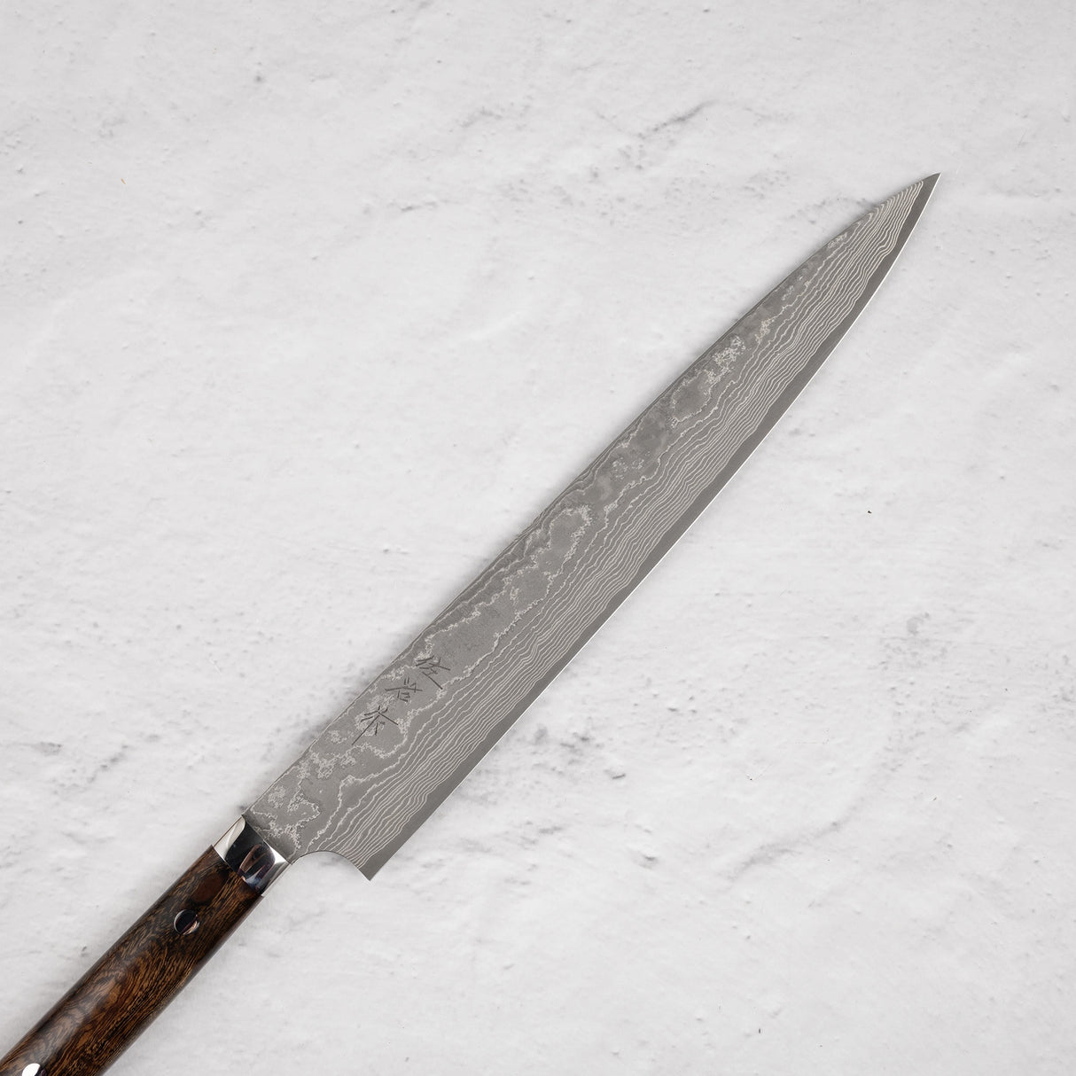 Saji Damascus Sujihiki 270mm VG10 Ironwood