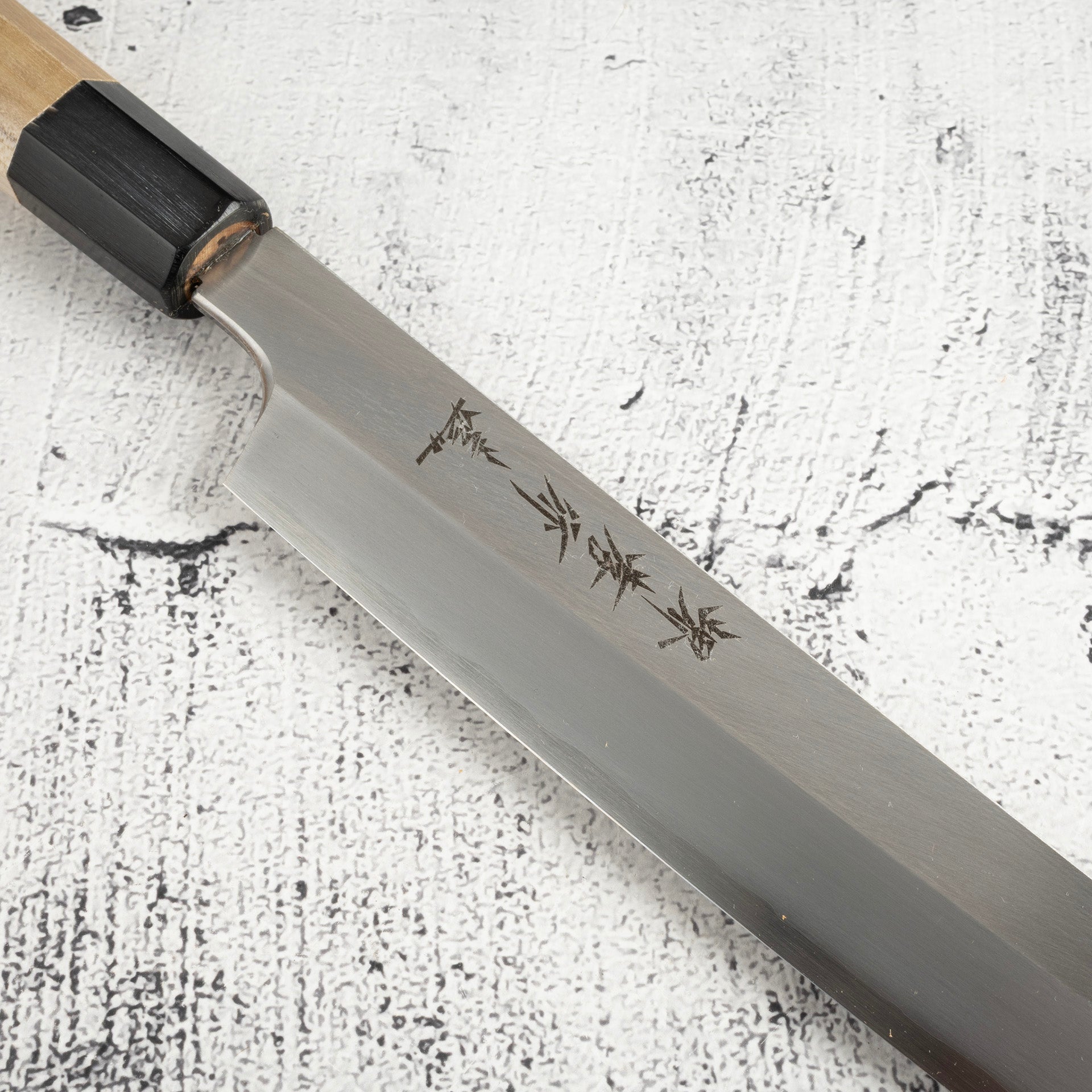 堺孝行銀三鋼飛燕切付柳刃300mm – Knives and Stones