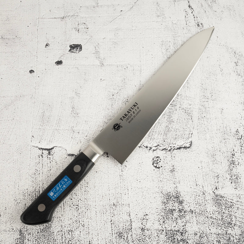 Sakai Takayuki INOX Stainless Gyuto 210mm with Western Handle