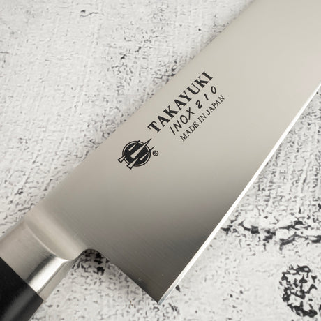 Sakai Takayuki INOX Stainless Gyuto 210mm with Western Handle