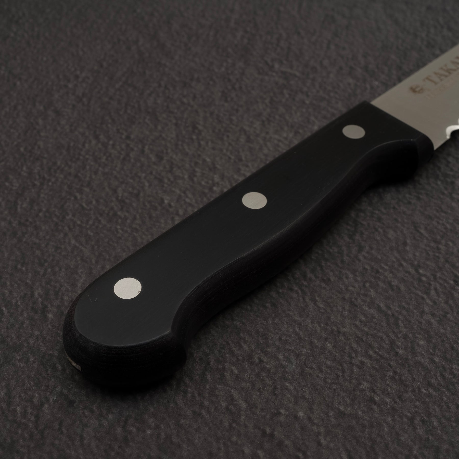 Western Pakka Wood no Bolster Japanese knife handle