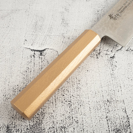 Sakai Takayuki VG10 33 Layer Damascus Santoku 170mm Gold