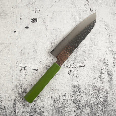 Sakai Takayuki VG10 33 Layer Damascus Santoku 170mm Green