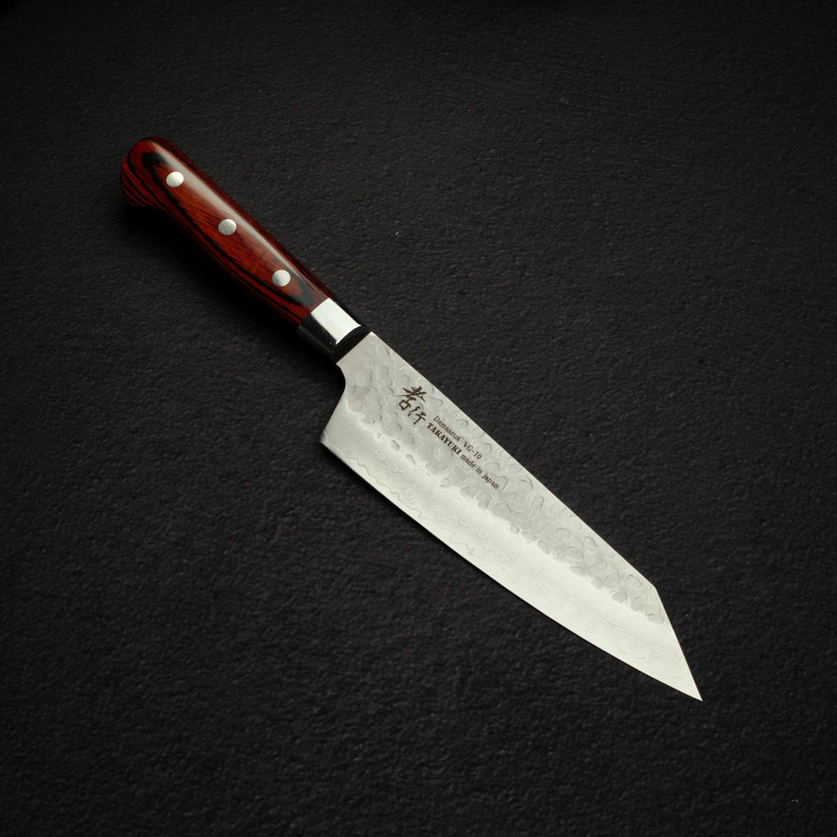堺孝行 VG-10 文化刀 160mm 33 層鎚目大馬士革