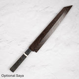 Satoshi Nakagawa x Hatsukokoro Ginsan Mirror-polished KiritsukeYanagiba 270 mm Birch Handle