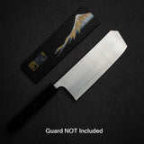 Shibata Koutetsu Chromax Boss Nakiri 175mm, Ebony Black Ring Handle