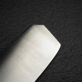 Shibata Koutetsu Chromax Boss Nakiri 175mm, Ebony Black Ring Handle