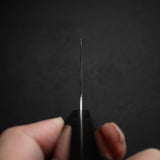 Shibata Koutetsu Chromax Boss Nakiri 175mm, Ebony Black Ring Handle