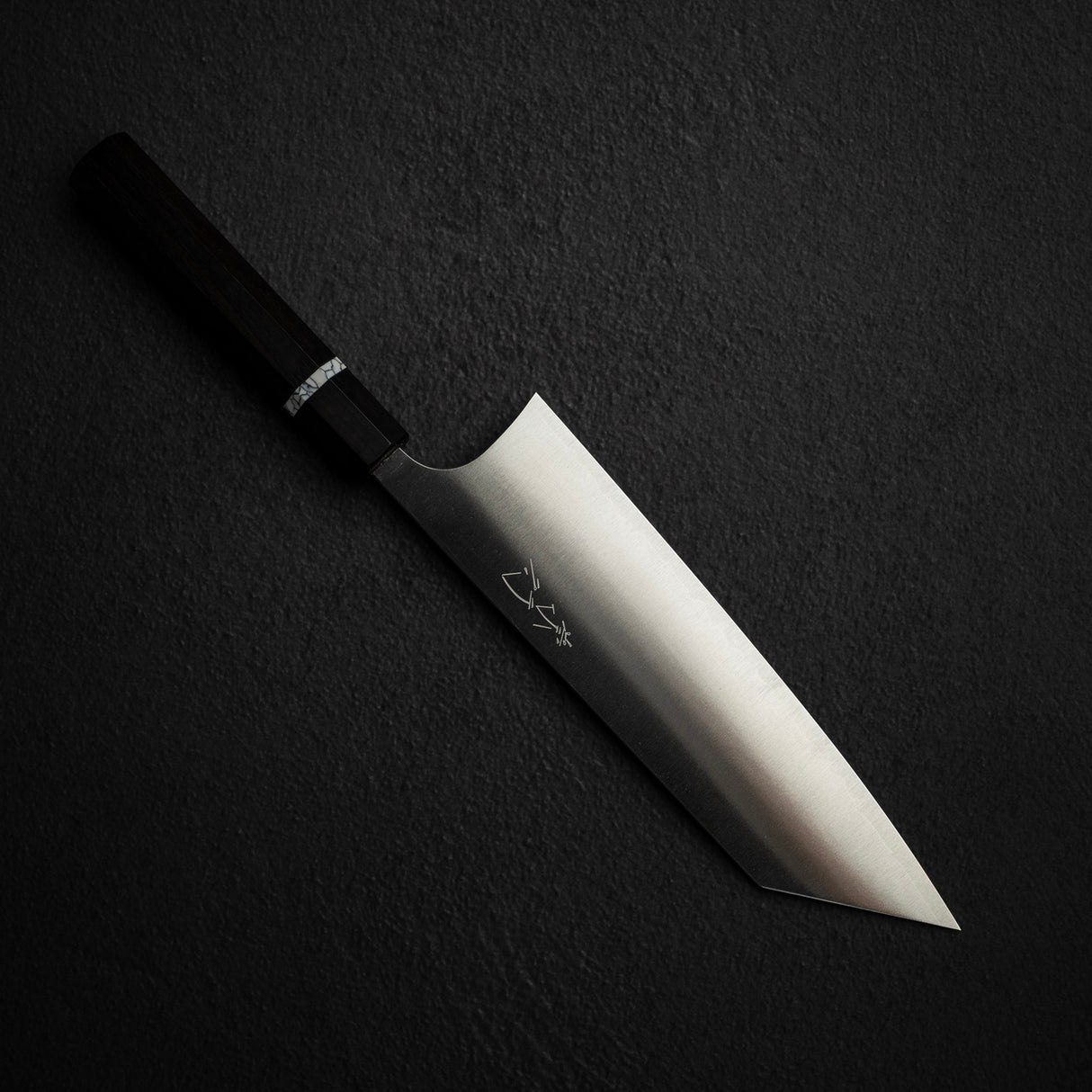 Shibata Koutetsu SG2 Boss Bunka 215mm, Ebony White Ring Handle