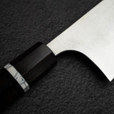 Shibata Koutetsu SG2 Boss Bunka 215mm, Ebony White Ring Handle