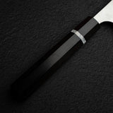 Shibata Koutetsu SG2 Boss Bunka 215mm, Ebony White Ring Handle