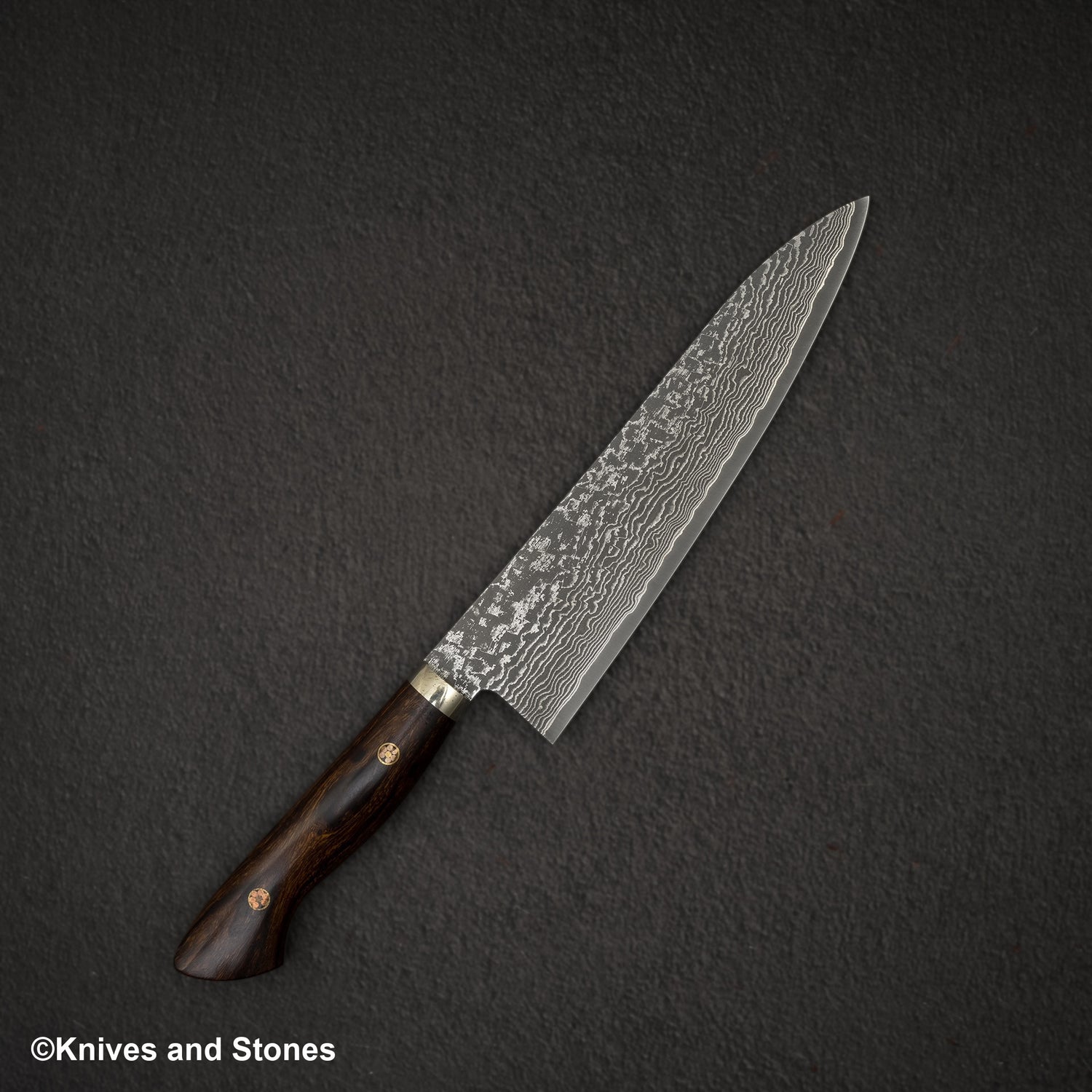 Shigeki Tanaka SG2 Gyuto 210mm 鐵木西式刀柄