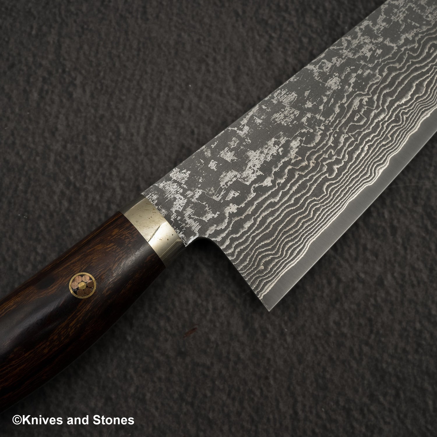 Shigeki Tanaka SG2 Gyuto 210mm 鐵木西式刀柄