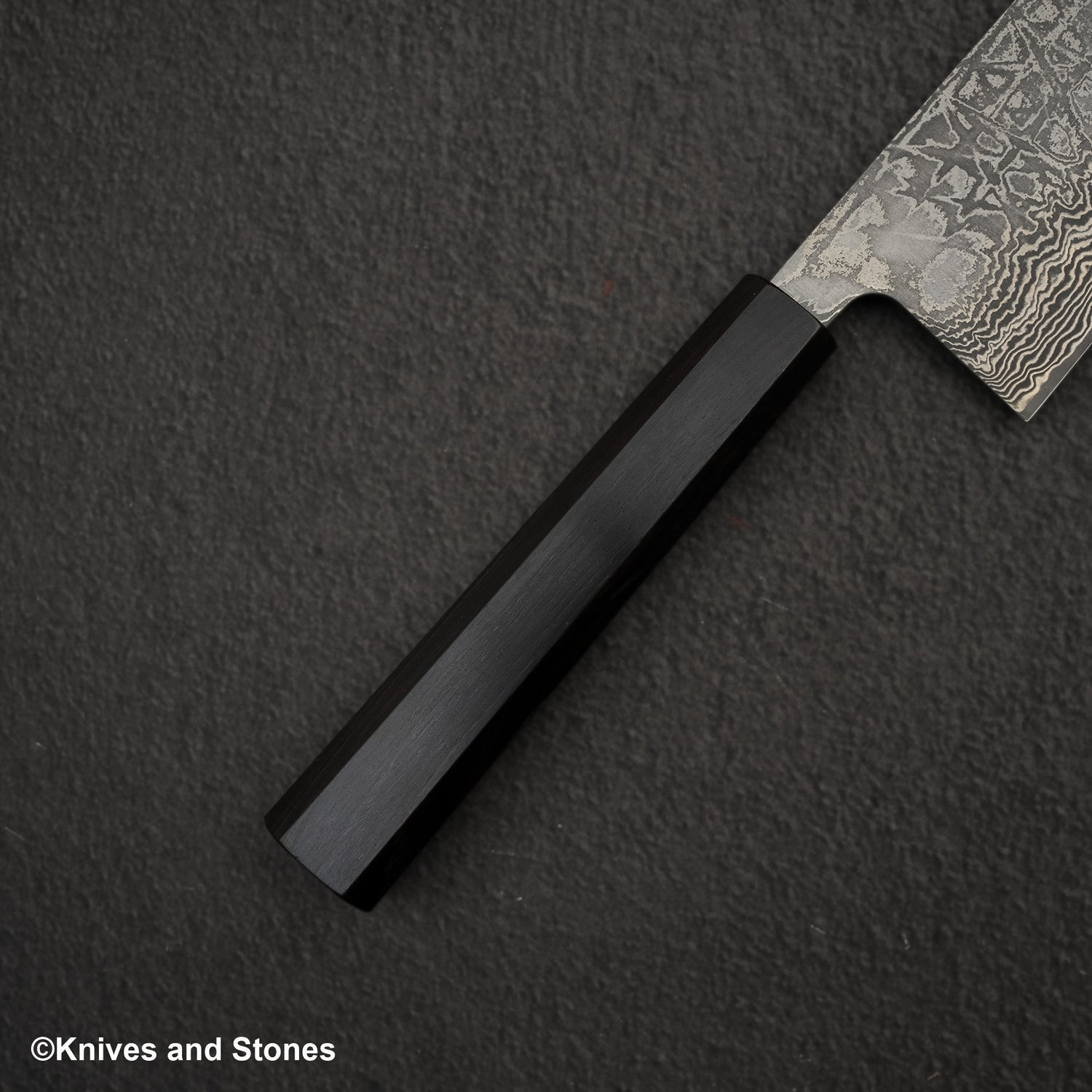 Shiro Kamo 黑雲 SG2 黑色大馬士革牛刀 210mm 烏木