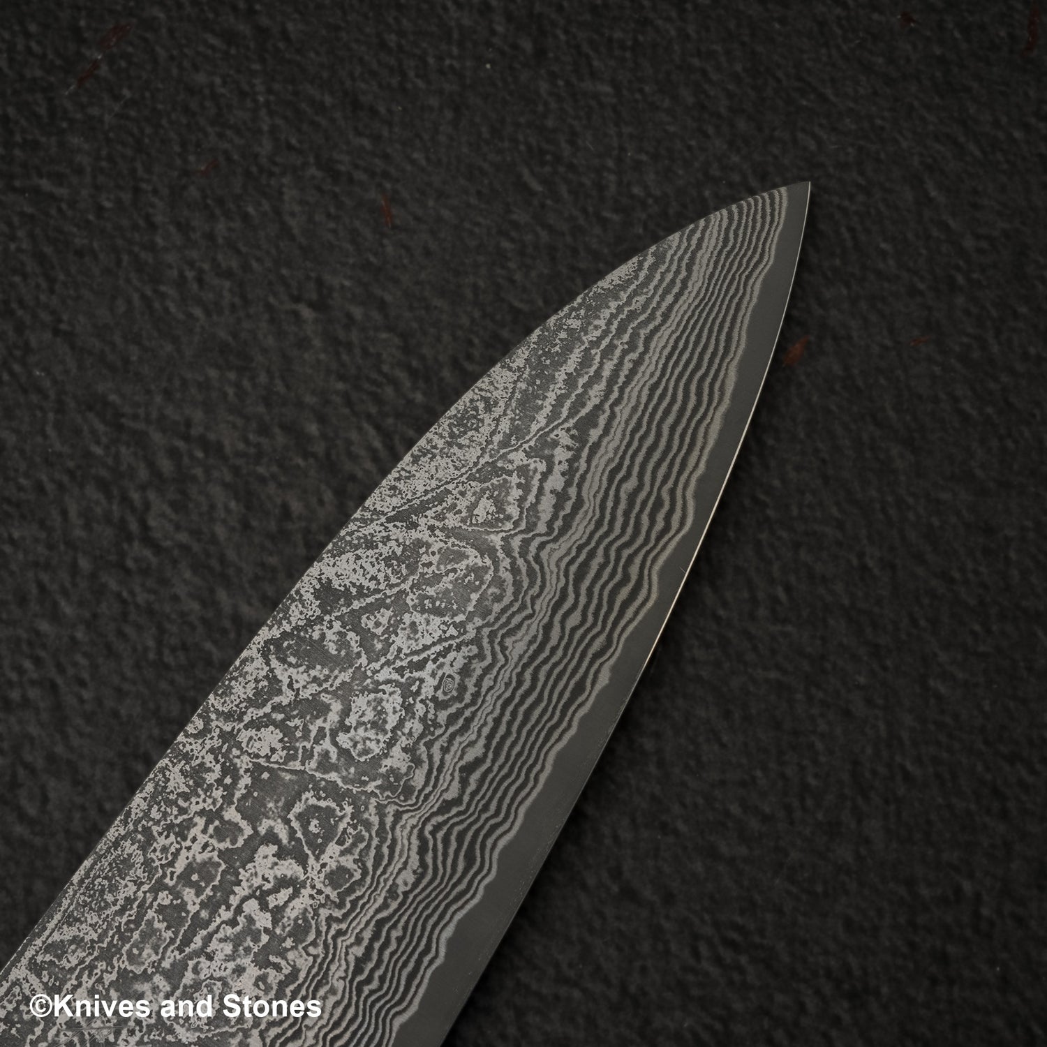 Shiro Kamo 黑雲 SG2 黑色大馬士革牛刀 210mm 烏木