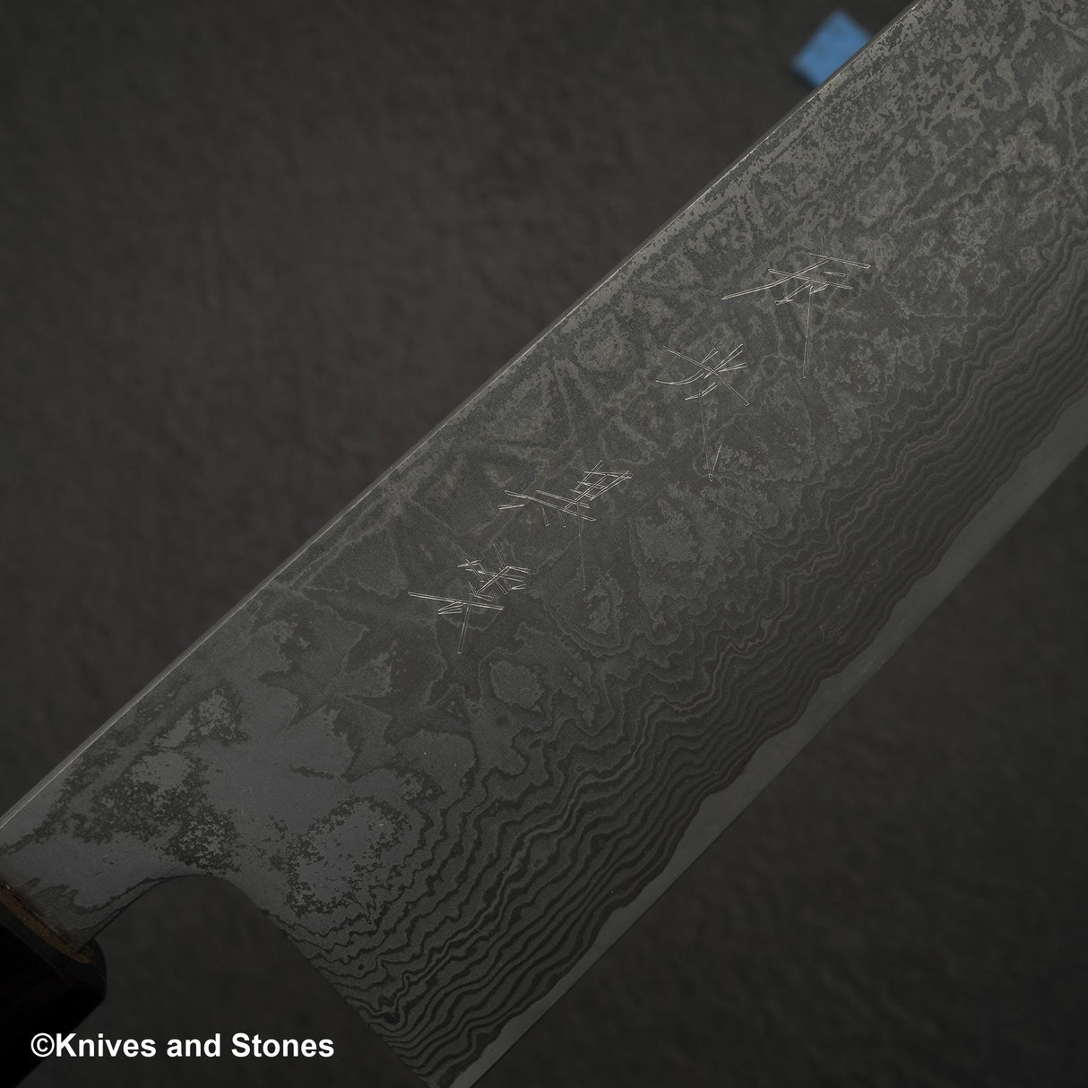 Shiro Kamo Kurokumo SG2 Black Damascus Gyuto 210mm Ebony