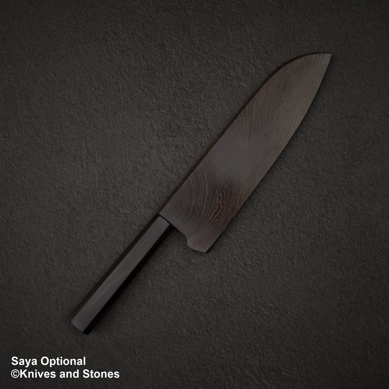 加茂白黑雲 SG2 黑大馬士革三德刀 170mm 烏木柄