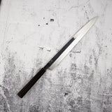 Hatsukokoro FAXR2 Powdered Steel Yanagiba 330mm Mirror Polish Ebony