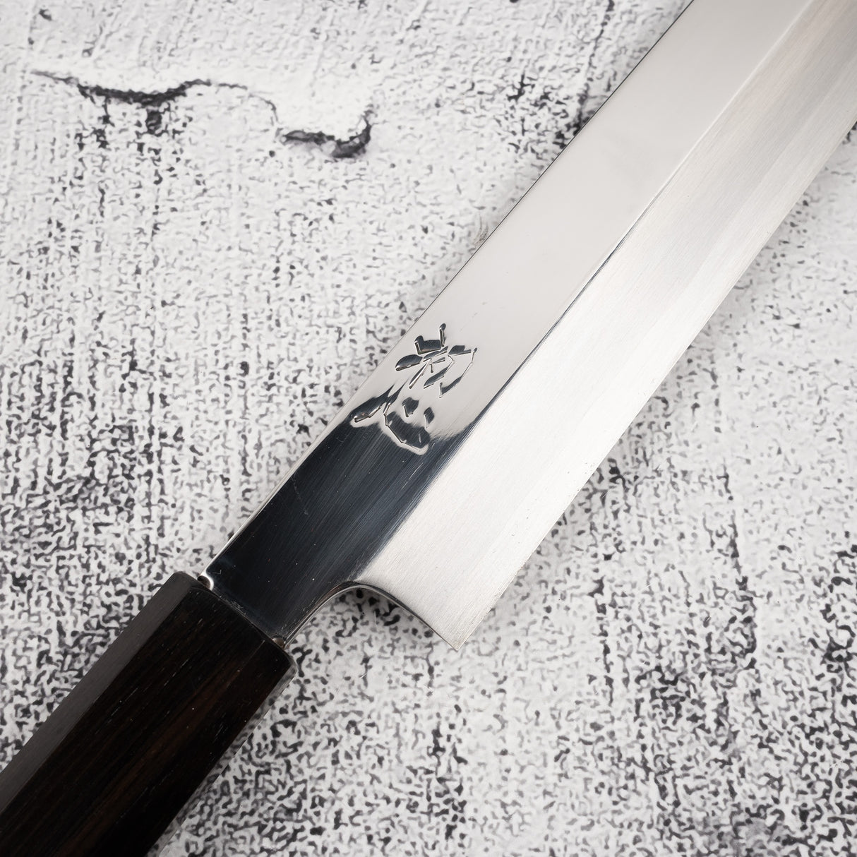 Hatsukokoro FAXR2 Powdered Steel Yanagiba 330mm Mirror Polish Ebony