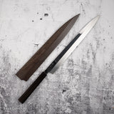 Hatsukokoro FAXR2 Powdered Steel Yanagiba 330mm Mirror Polish Ebony