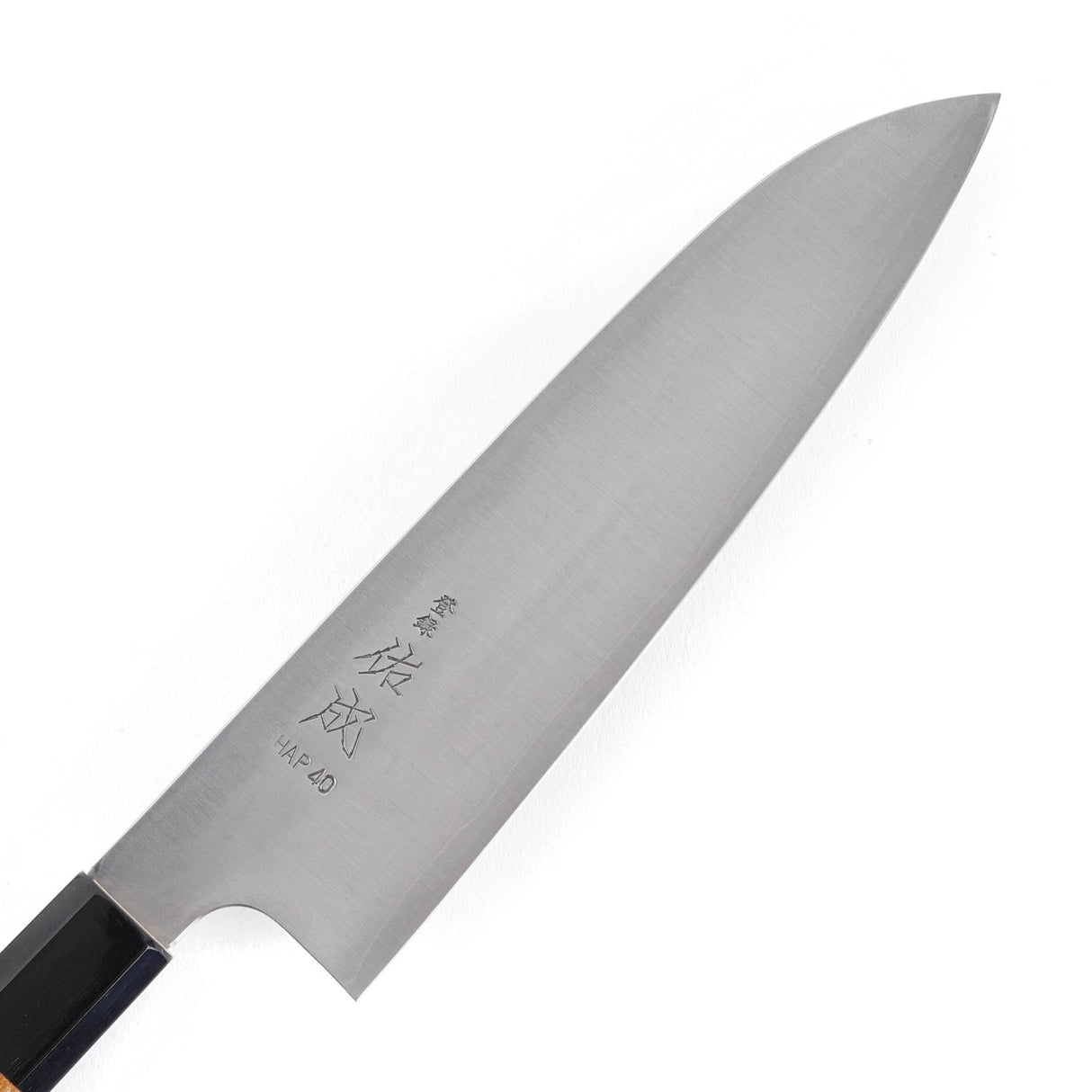 Sukenari HAP40 Hairline Santoku 195mm, with K&S Teakwood Handle