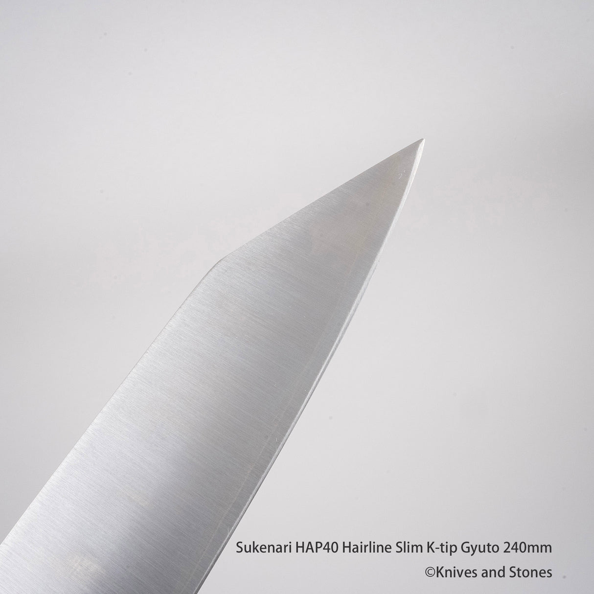 Sukenari HAP40 Hairline Slim K-tip Gyuto 240/270 mm