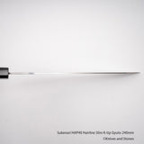 Sukenari HAP40 Hairline Slim K-tip Gyuto 240/270 mm