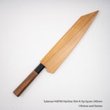 Sukenari HAP40 Hairline Slim K-tip Gyuto 240/270 mm