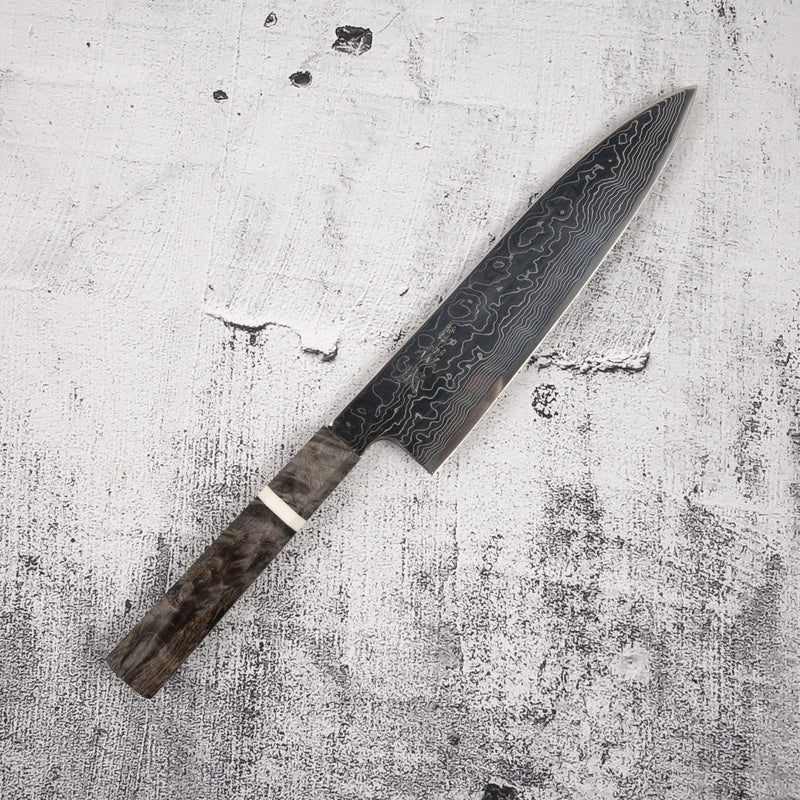 Sukenari SG2 Damascus Gyuto 210mm Birch