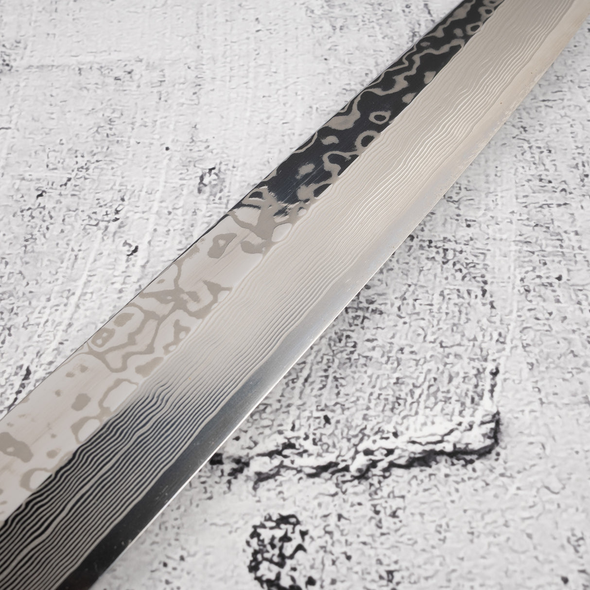 Sukenari SRS-13 Damascus K-tip Yanagiba 300mm Mirror Polish with Saya