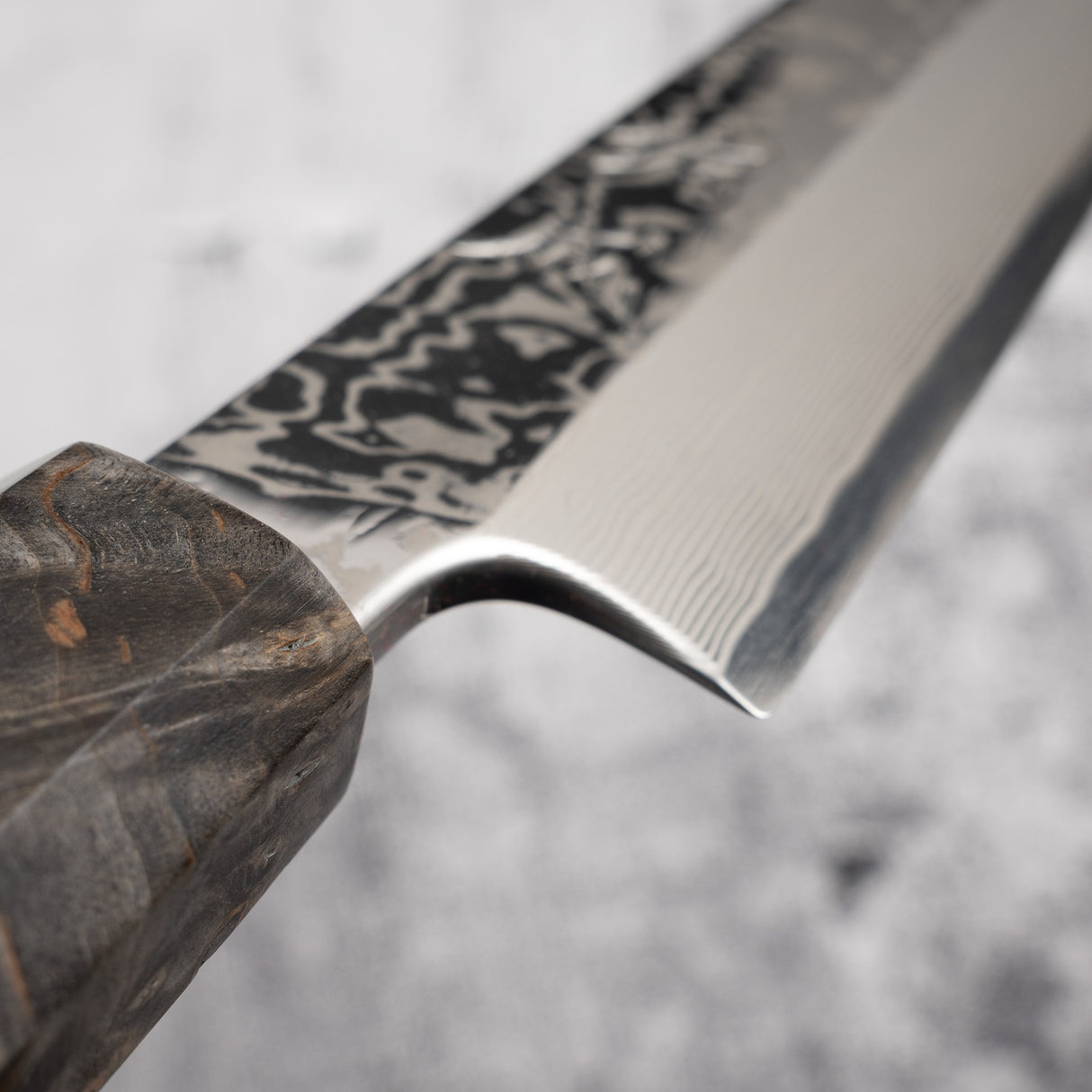Sukenari SRS-13 Damascus K-tip Yanagiba 300mm Mirror Polish with Saya
