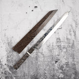 Sukenari SRS-13 Damascus K-tip Yanagiba 300mm Mirror Polish with Saya