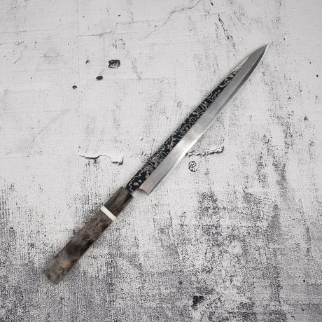 Sukenari SRS-13 Damascus Yanagiba 270mm Mirror Polish with Saya
