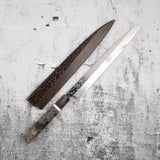 Sukenari SRS-13 Damascus Yanagiba 270mm Mirror Polish with Saya