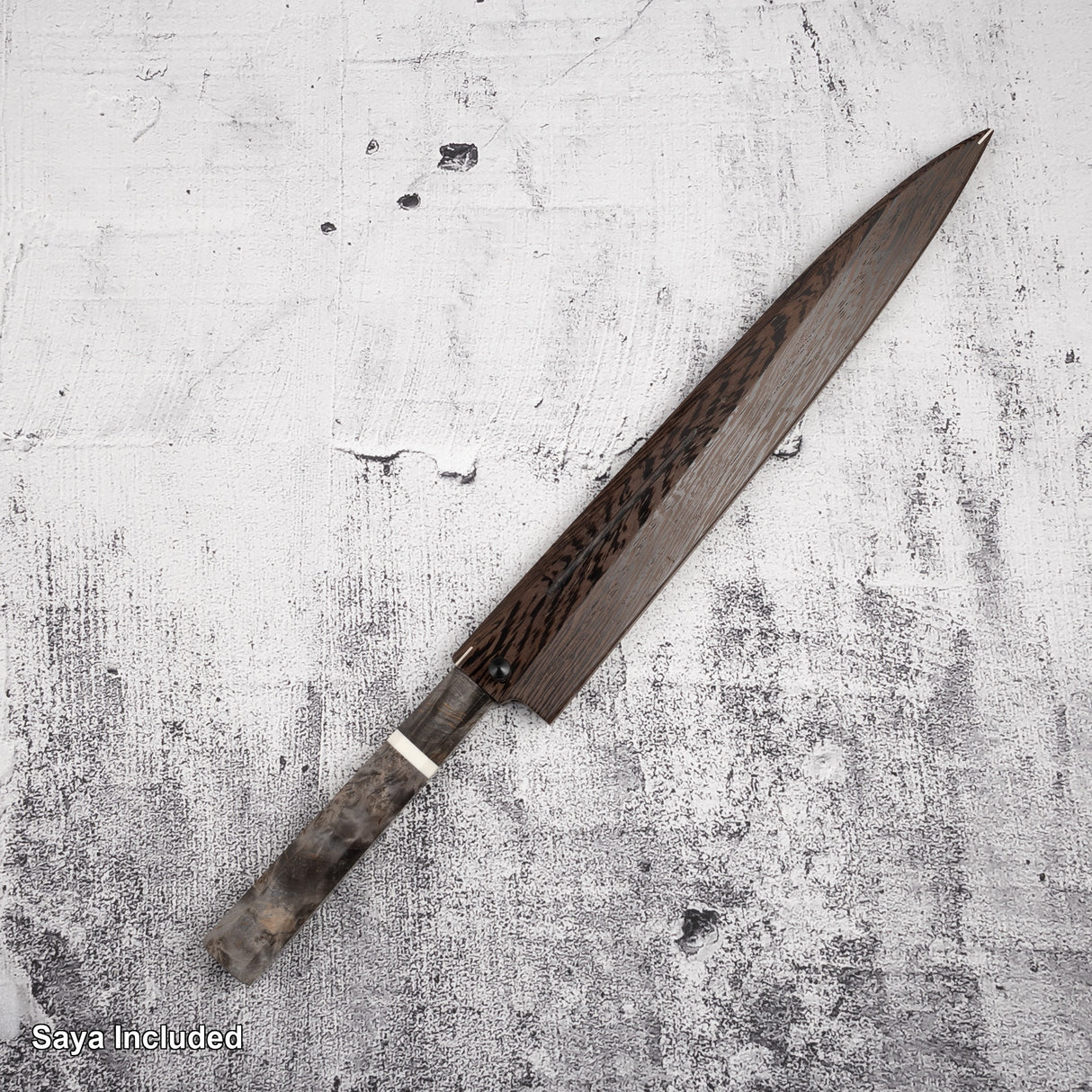 Sukenari SRS-13 Damascus Yanagiba 270mm Mirror Polish with Saya