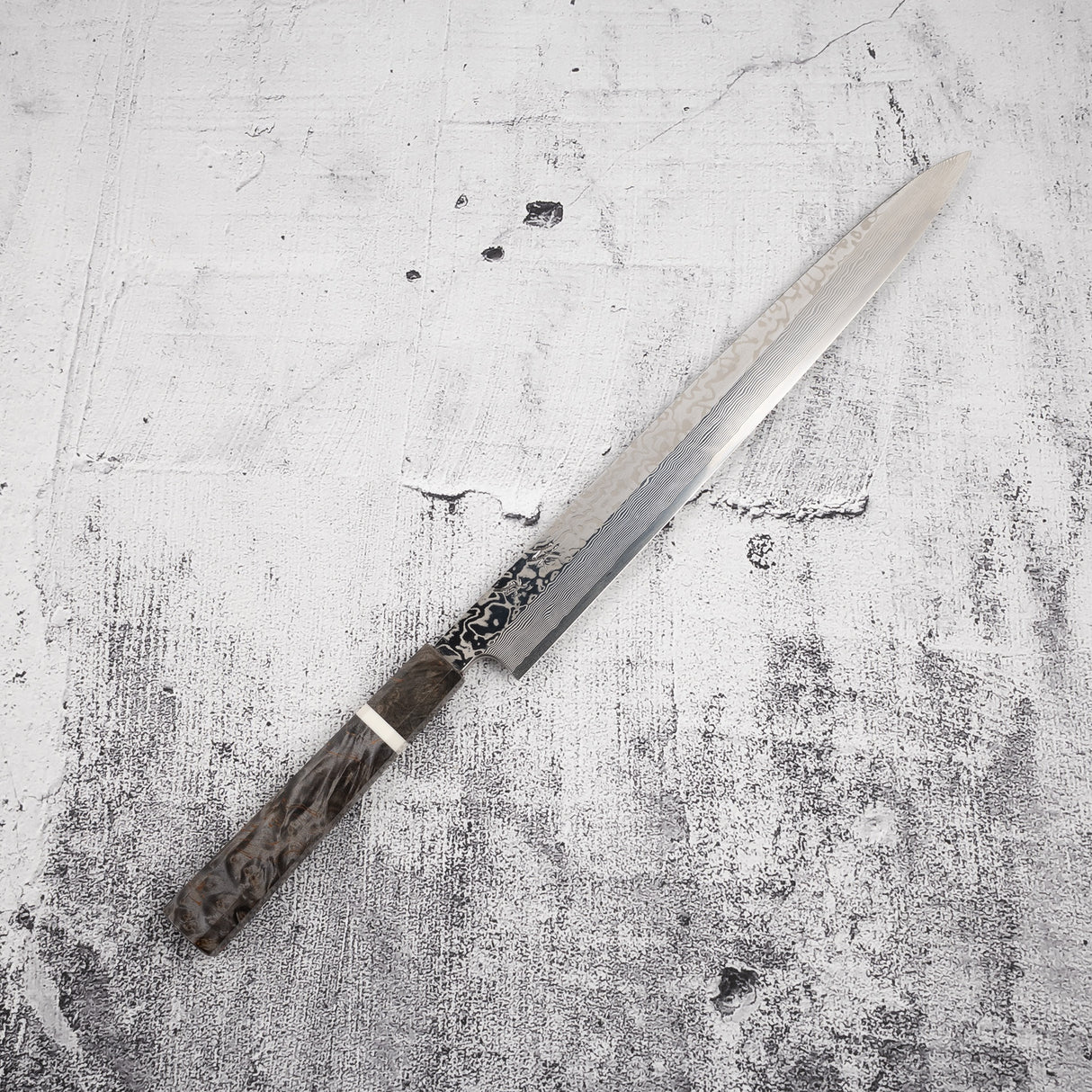 Sukenari SRS-13 Damascus Yanagiba 300mm Mirror Polish with Saya