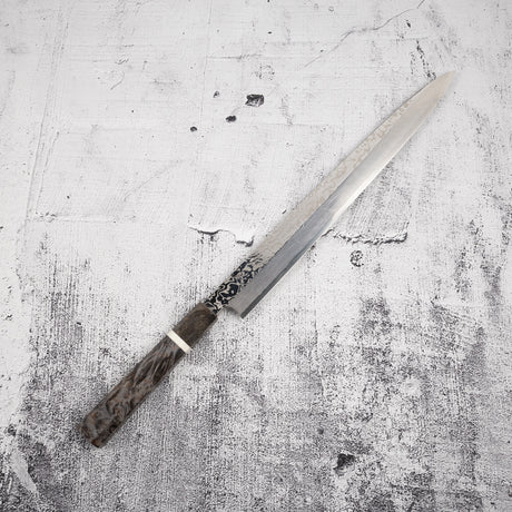 Sukenari SRS-13 Damascus Yanagiba 300mm Mirror Polish with Saya