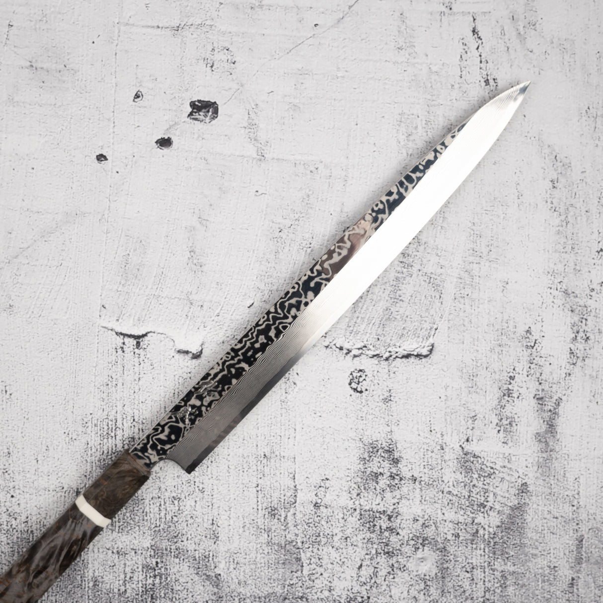 Sukenari SRS-13 Damascus Yanagiba 300mm Mirror Polish with Saya