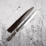 Sukenari SRS-13 Damascus Yanagiba 300mm Mirror Polish with Saya