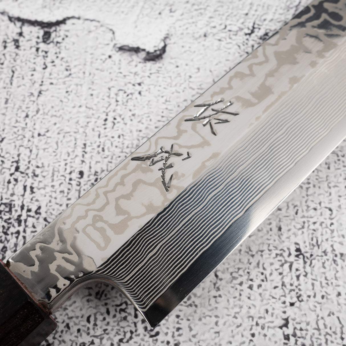 Sukenari SRS-13 Damascus Yanagiba 330mm Mirror Polish with Saya