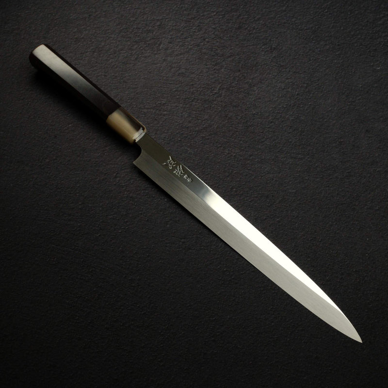 Sukenari SG2 Honyaki Yanagiba 270mm, Ebony Handle Horn Ferrule