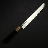Sukenari SG2 Nimai Sakimaru Takobiki 300mm, Ebony Handle with Horn Ferrule