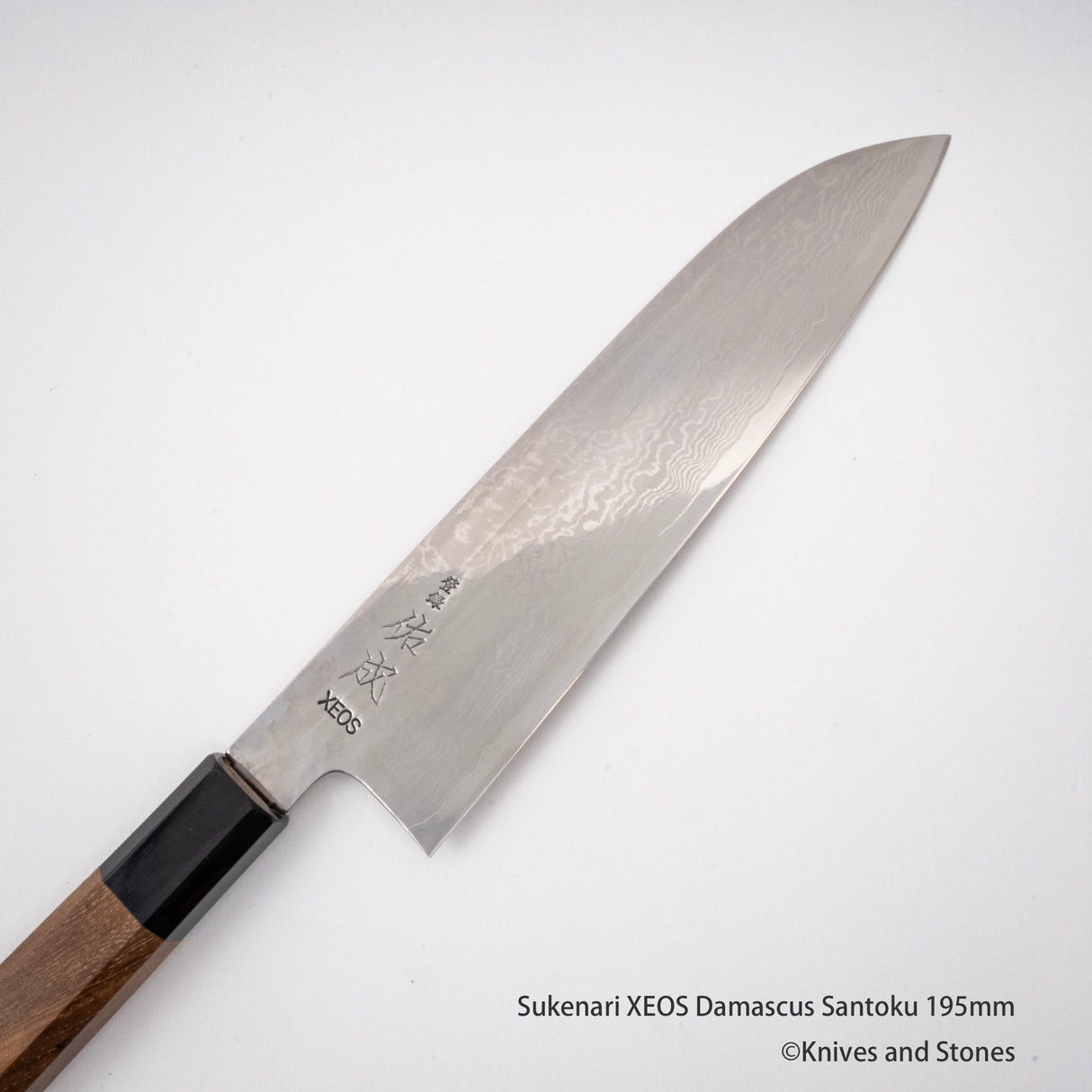 Sukenari VG XEOS Damascus Santoku 195mm