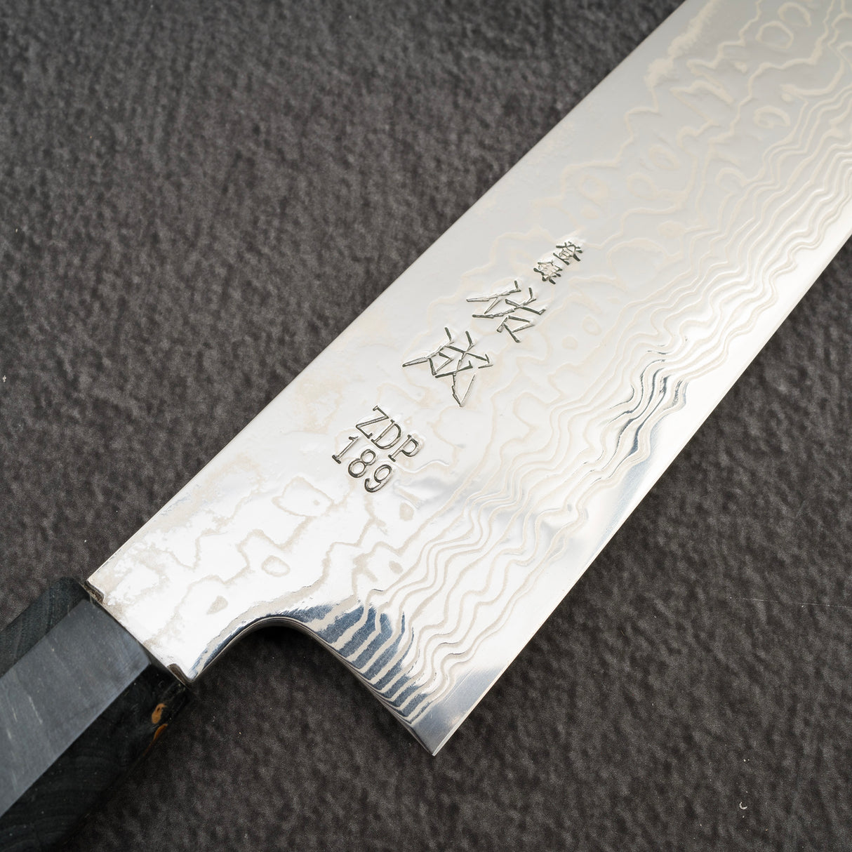 Sukenari ZDP-189 Damascus Kiritsuke (K-tip) Gyuto 240mm Birch Burl Handle