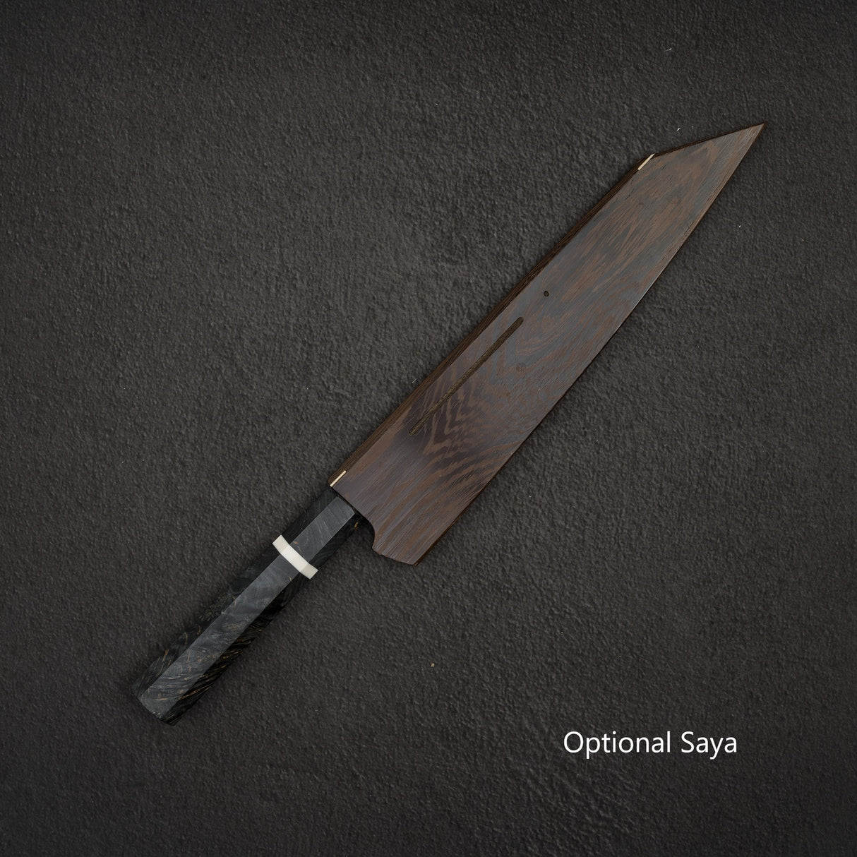 Sukenari ZDP-189 Damascus Kiritsuke (K-tip) Gyuto 240mm Birch Burl Handle