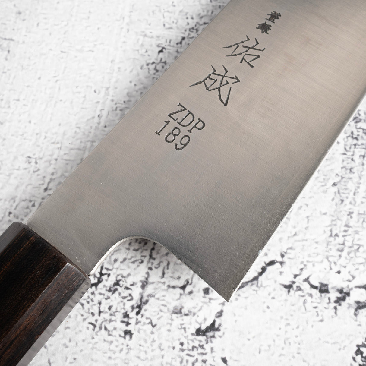 Sukenari ZDP-189 Hairline K tip Gyuto 210mm