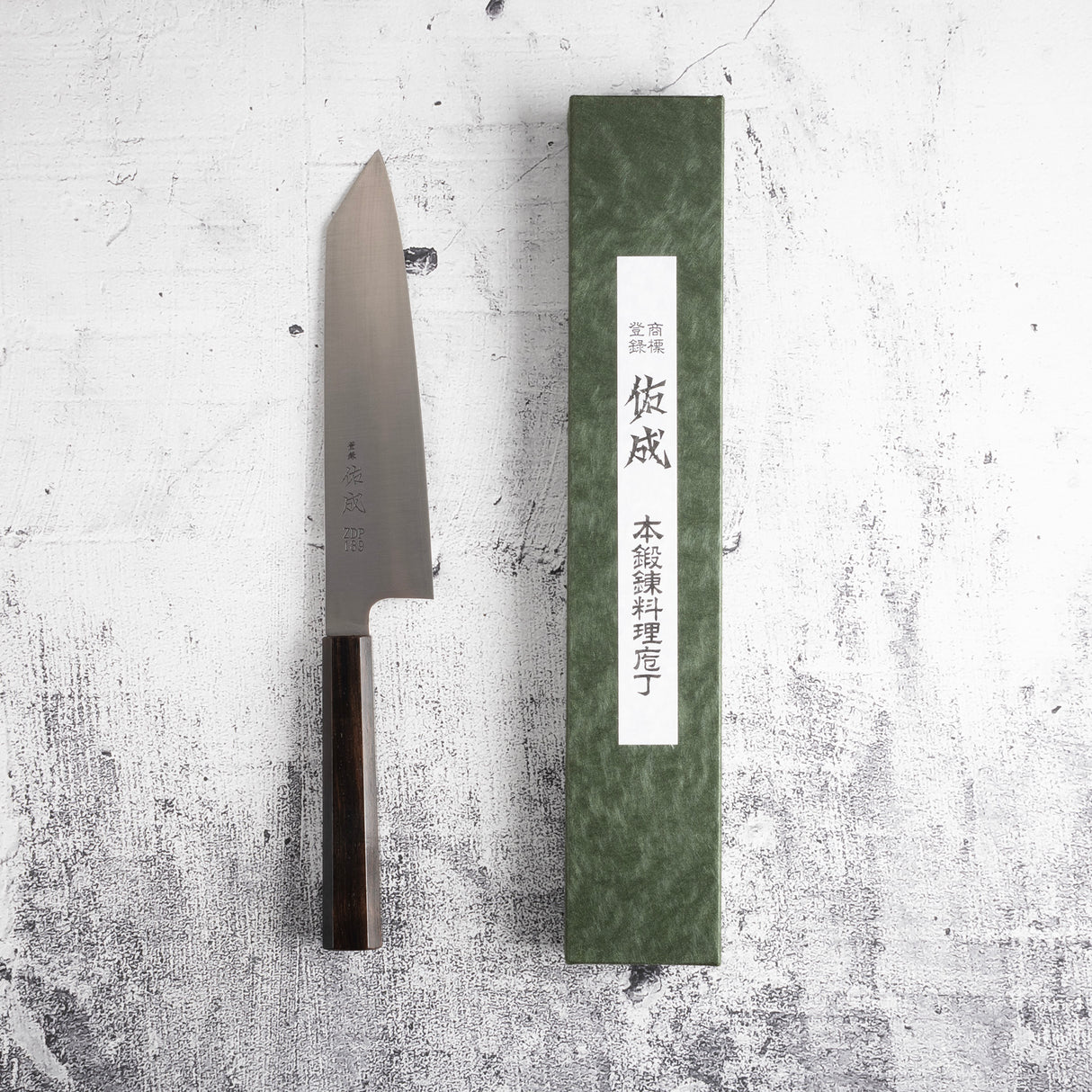 Sukenari ZDP-189 Hairline K tip Gyuto 210mm
